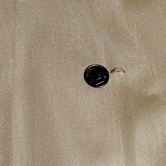 VTG Lorraine Full Slip Dress Satiny Nylon Lace Trim Adj. Straps Beige Sz Tall 36 - Picture 8 of 13